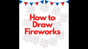 how to draw fireworks blessinks