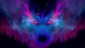 cosmic wolf live wallpaper wallpaperwaifu