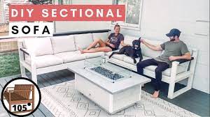 how to build a diy sectional sofa free