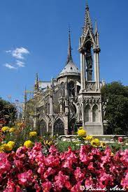 Notre Dame Garden Paris France