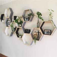 Honeycomb Wall Shelf Ideas Modern