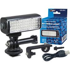 Vidpro Mini Led Video Light Kit For Action Cameras Led M52 B H