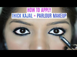 how to apply parlour makeup thick