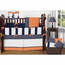 Navy Arrow 9 Piece Crib Bedding Collection