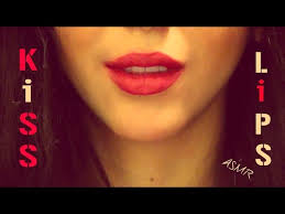 asmr kiss sounds lipstick collection