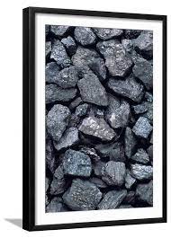 Highgrade Anthracite Coal Framed Art