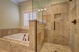 tiled showers vs fibergl prefab