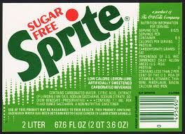 vine soda pop bottle label sprite