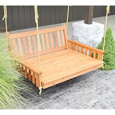 Check out our cedar outdoor furniture selection for the very best in unique or custom, handmade pieces there are 985 cedar outdoor furniture for sale on etsy, and they cost $329.77 on average. Buy Aspen Tree Interiors Best Porch Swing Bed Outdoor Swinging Daybed Patio Day Bed Swings Hanging 3 Person Bench Unique Western Red Cedar Outside Furniture Decor Traditional 5 Ft Cedar Online In