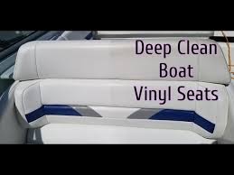 Deep Clean Your Boat S Vinyl Seats