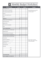 12 monthly budgeting worksheets free