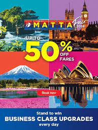 The matta fair will be held from 7 until 9 september 2018, at the putra world trade centre (pwtc), kuala lumpur. Malaysia Airlines Matta Fair Exclusive Get Up To 50 Off Fares Now Milled