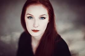 women redhead model portrait