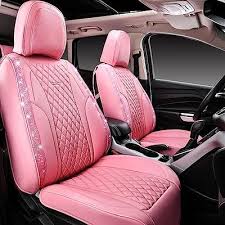 Car Pass Pink Nappa Leather Bling