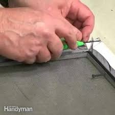How To Replace A Window Screen Diy