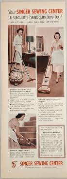 1957 print ad singer sewing center