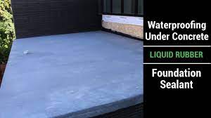 liquid rubber waterproofing under