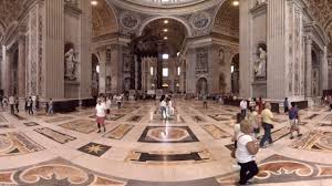 Peter's basilica, the ultimate symbol of the vatican, is one of the most beautiful buildings in rome. 360 Video Inside Saint Peter S Basilica Rome Italy Youtube