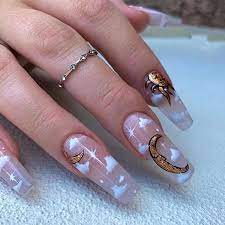 glossy acrylic nail tips