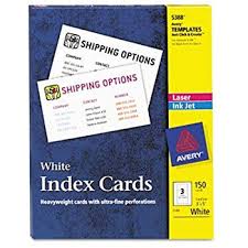 Amazon Com Maco Laser Ink Jet White Index Cards 3 X 5