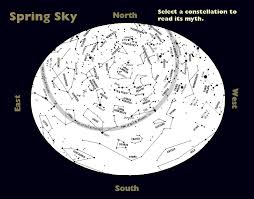 Spring Star Chart Find The Spring Constellations And Read