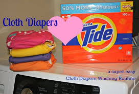tide my cloth diaper wash routine