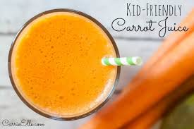 carrot juice recipe for kids