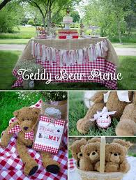 adorable teddy bear picnic party