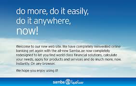Samba Personal And Business Banking