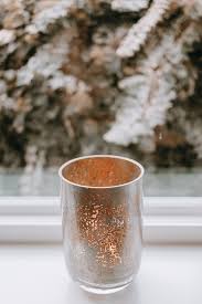 Diy Faux Mercury Glass In Gold And