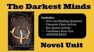 The Darkest Minds Novel Unit