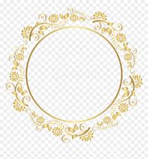 free png round gold border
