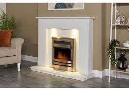 Acantha Vela Electric Fire In Antique