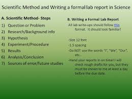Science Lab Report Format Title of the Lab and the Date should be on       Mrs  Musto  th Grade Life Science
