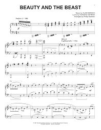 Alan Menken & Howard Ashman "Beauty and the Beast Medley (arr. Phillip  Keveren)" Sheet Music Notes | Download Printable PDF Score 250837