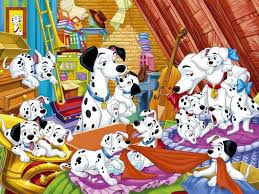 Cuenta la historia de la gigantesca familia de perritos blancos con manchas. Classic Disney Wallpaper 101 Dalmations Wallpaper Walt Disney Cartoons Disney Cartoons Disney Cartoon Characters