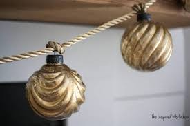 Diy Gold Mercury Glass Ornaments The