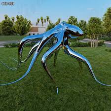 Giant Metal Octopus Sculpture Outdoor