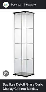 Ikea Detolf Glass Disply Caninet