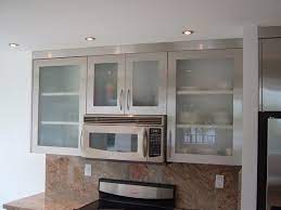 glass kitchen cabinet doors modern