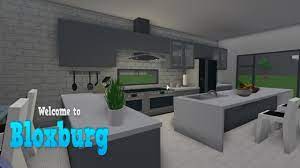 modern kitchen build bloxburg roblox