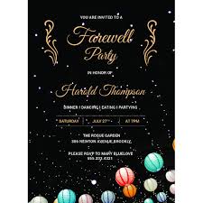 farewell party invitation 24