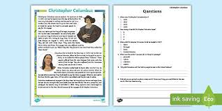 fourth grade christopher columbus