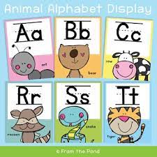 Alphabet Posters Classroom Decor