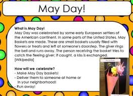 Simple May Day Flipchart Holidays May Days Page Flip