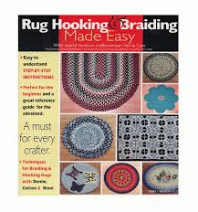 rug hooking braiding made easy verna