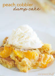 Place in a medium bowl and add cornstarch and cinnamon and mix to coat each peach. Peach Cobbler Dump Cake From Sixsistersstuff Com Peach Cobbler Dump Cake Dump Cake Recipes Peach Cobbler Easy