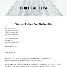 free waiver letter templates exles