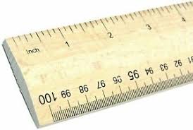 Convert 1 inch to centimeter with formula, common lengths conversion, conversion tables and more. Wooden Rule 1 Meter Yard Stick Ruler Imperial Metric Mm Cm Inches With Handle Ebay