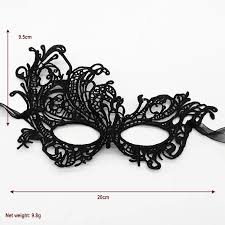 exclusive black thickened lace mask